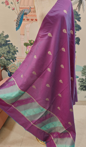  Royal Plum Glow Dupatta 