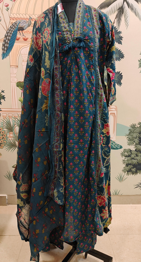 Dark Teal Salwar Suit