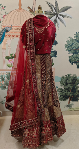  Rajkumari Rouge Lehanga