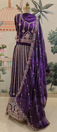  Purple Grace Lehanga 