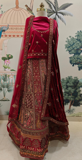  Maharani Velvet Lehanga