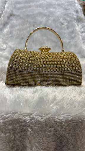 Heavy Designer Chain Hangings Clutch