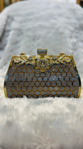 Golden Hive Clutch