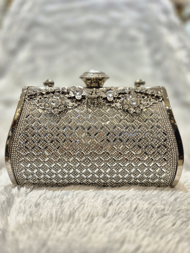 Diamond Bloom Clutch