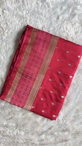 Pink Banaras Saree