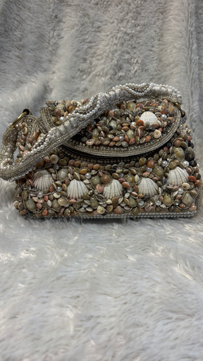 Coastal Pearl Shell Bag